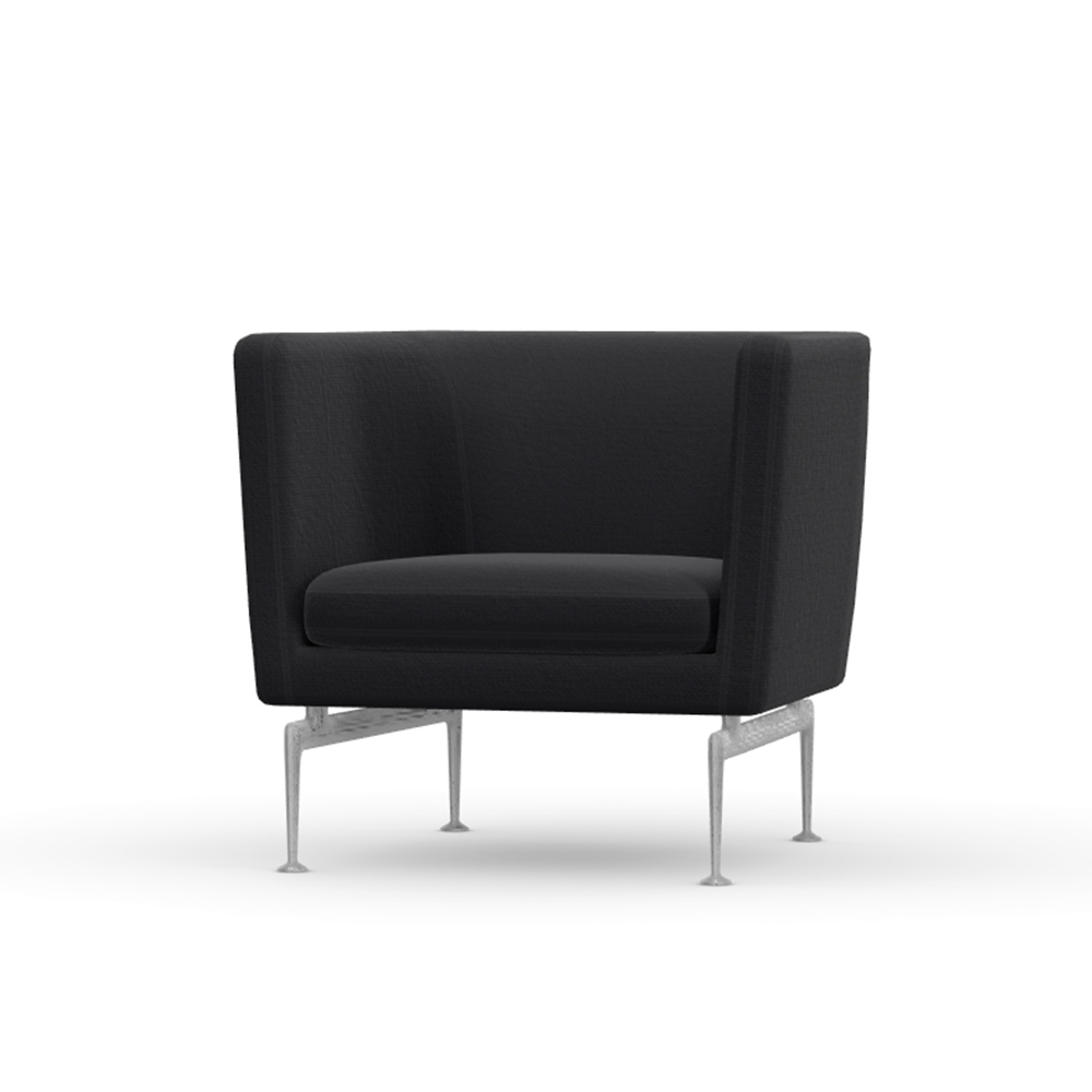 Suita Club Armchair aluminium / Vitra（ヴィトラ） / 1人掛けソファ / VTR10252BLK_ma.jpg