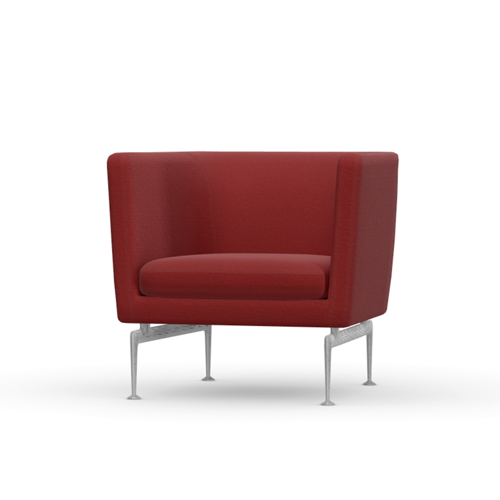Suita Club Armchair aluminium / Vitra（ヴィトラ） / 1人掛けソファ / VTR10252RED_ma.jpg