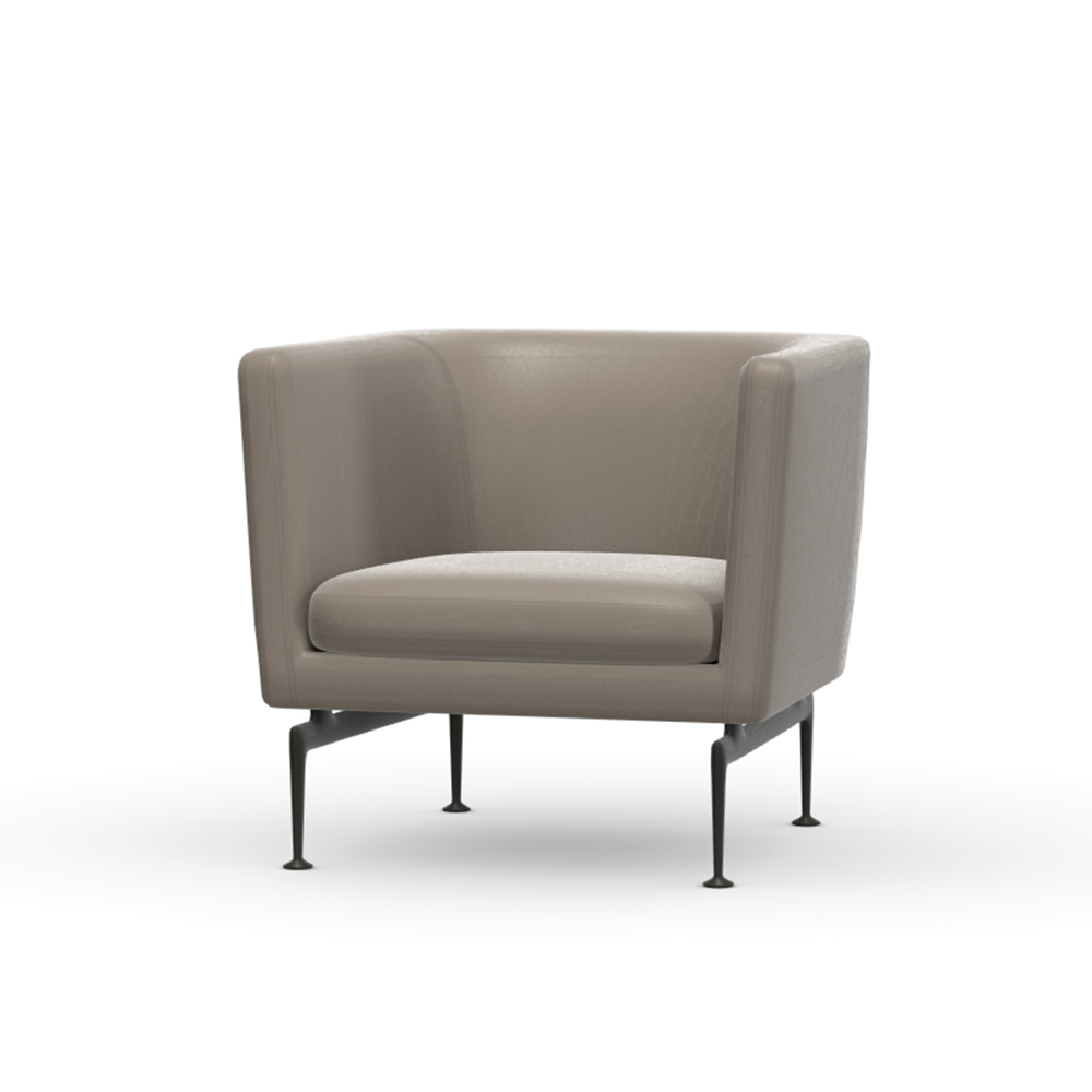 Suita Club Armchair basic dark / Vitra（ヴィトラ） / 1人掛けソファ / VTR10255LBR_ma.jpg