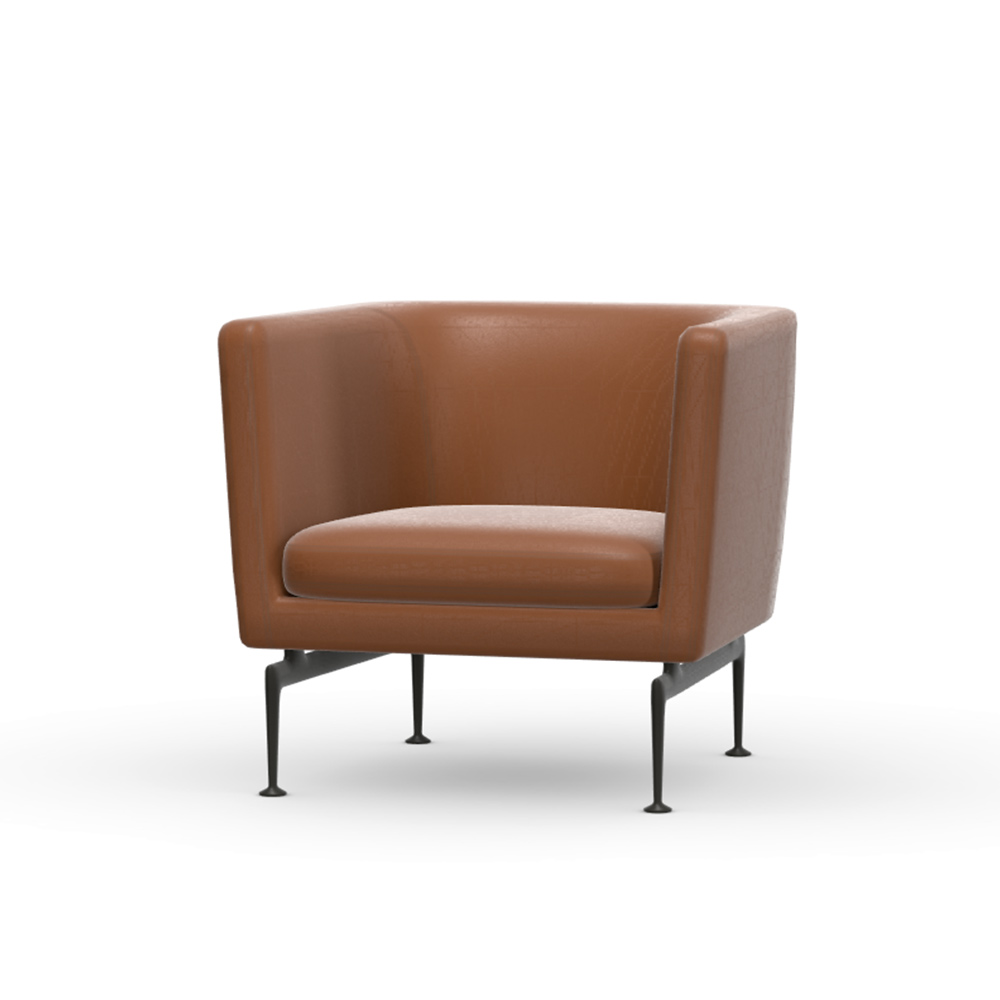 Suita Club Armchair basic dark / Vitra（ヴィトラ） / 1人掛けソファ / VTR10255MBR_ma.jpg