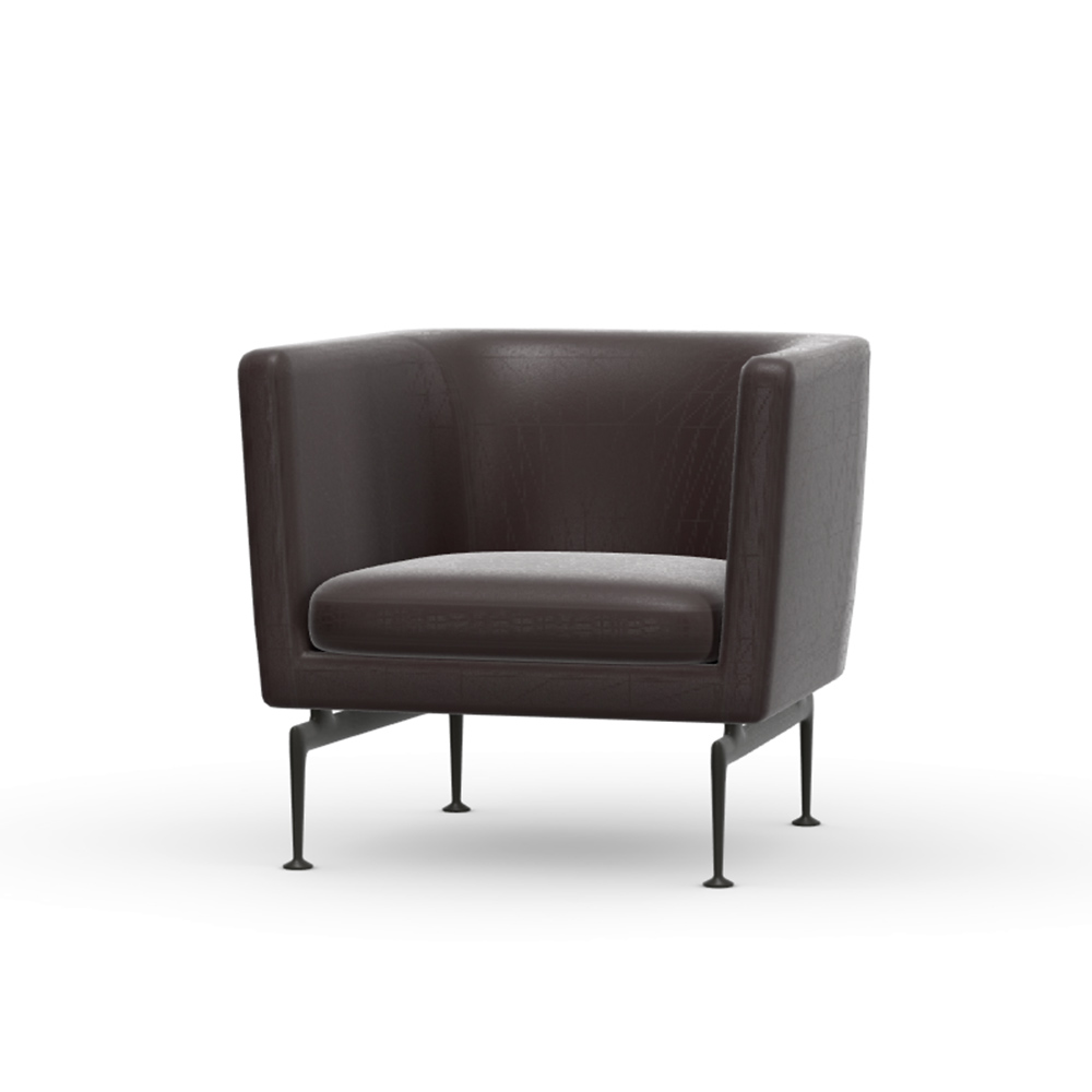 Suita Club Armchair basic dark / Vitra（ヴィトラ） / 1人掛けソファ / VTR10255PPL_ma.jpg
