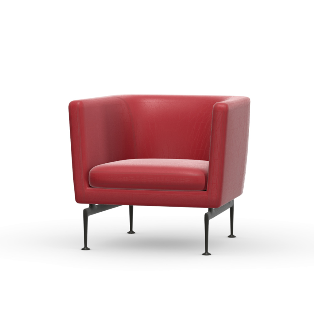Suita Club Armchair basic dark / Vitra（ヴィトラ） / 1人掛けソファ / VTR10255RED_ma.jpg