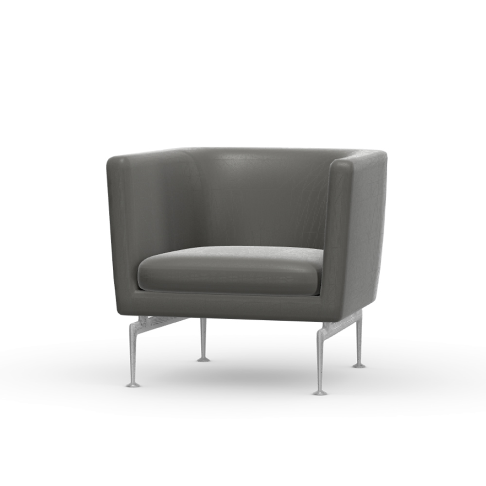 Suita Club Armchair aluminium / Vitra（ヴィトラ） / 1人掛けソファ / VTR10256GRY_ma.jpg