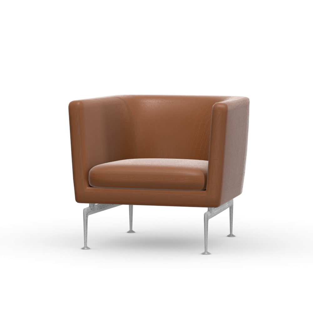 Suita Club Armchair aluminium / Vitra（ヴィトラ） / 1人掛けソファ / VTR10256MBR_ma.jpg