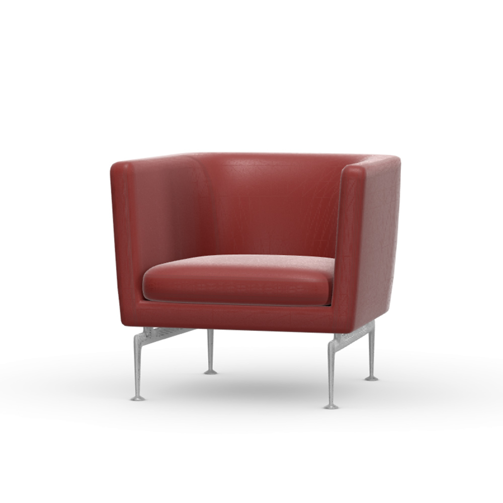 Suita Club Armchair aluminium / Vitra（ヴィトラ） / 1人掛けソファ / VTR10256ORN_ma.jpg