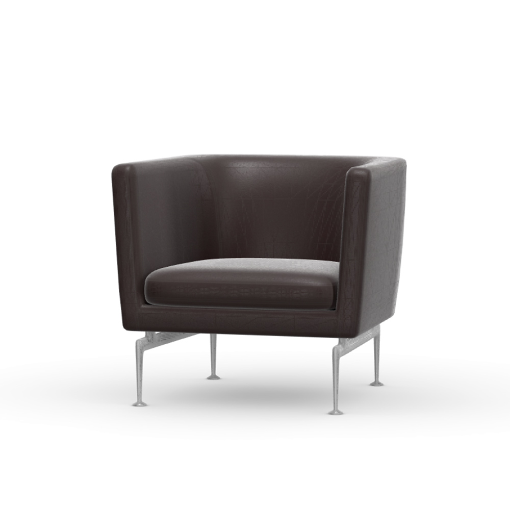 Suita Club Armchair aluminium / Vitra（ヴィトラ） / 1人掛けソファ / VTR10256PPL_ma.jpg