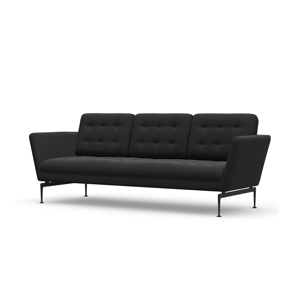 Suita Sofa 3-Seater tufted basic dark / Vitra（ヴィトラ） / 3人掛けソファ / VTR10262BLK_ma.jpg