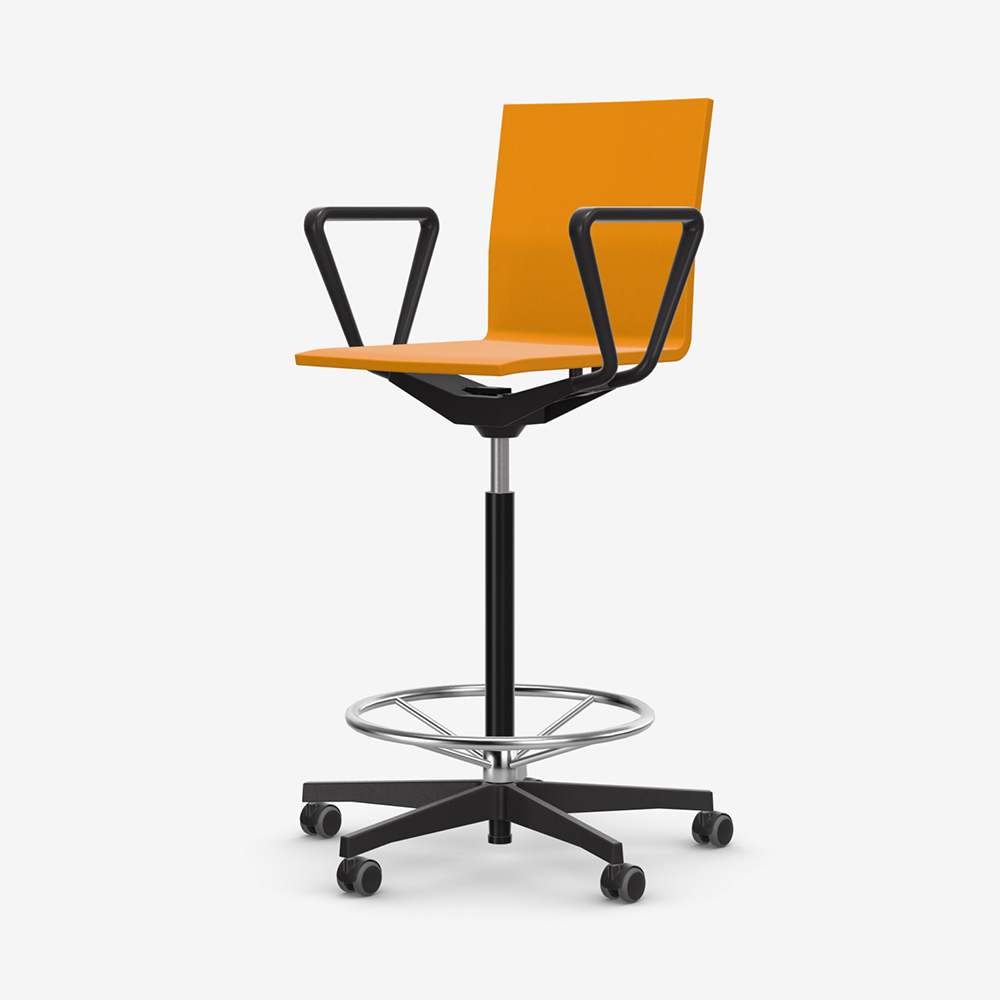 .04 Counter armrest castors / Vitra（ヴィトラ） / カウンターチェア・バーチェア / VTR10296YEL_ma.jpg