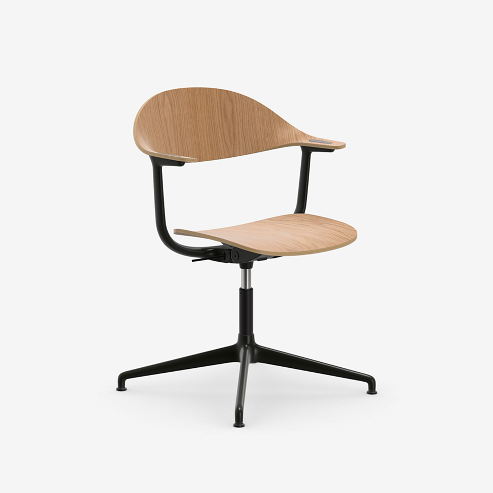 Mynt plywood 4 star base Glides / Vitra（ヴィトラ） / ダイニングチェア / VTR10300BLK_ma.jpg