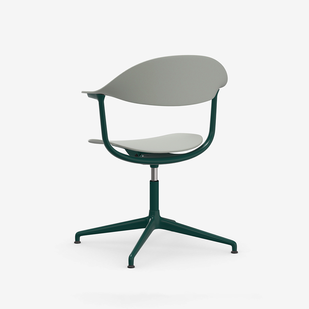 Mynt plastic grey 4 star base Glides / Vitra（ヴィトラ） / ダイニングチェア / VTR10303_dt_02.jpg