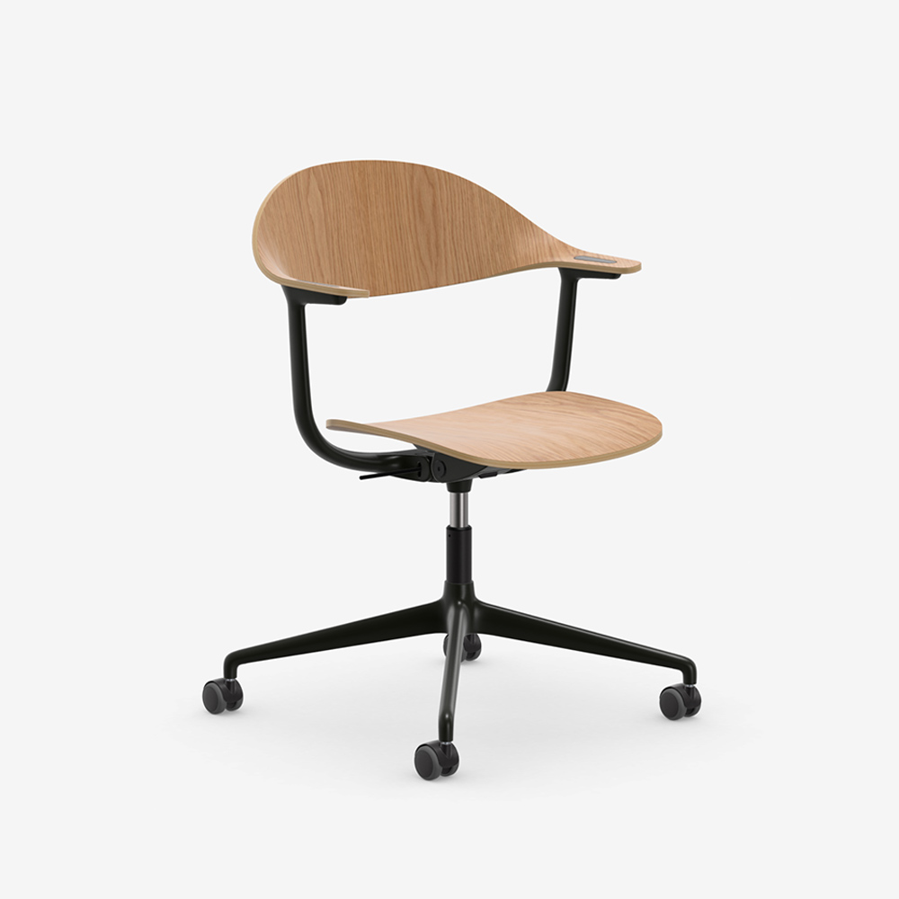 Mynt plywood 4 star base castors / Vitra（ヴィトラ） / ダイニングチェア / VTR10304BLK_ma.jpg