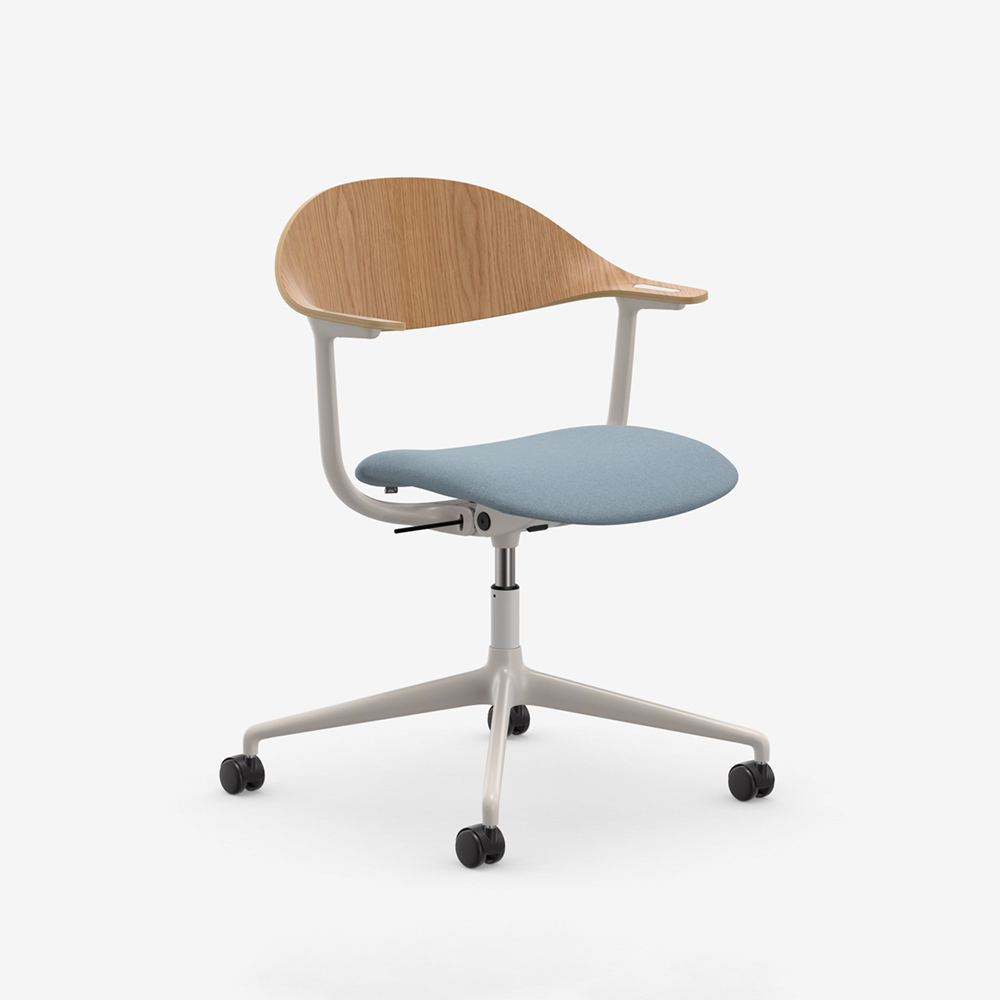 Mynt plywood Fabric 4 star base castors soft light / Vitra（ヴィトラ） / ダイニングチェア / VTR10306BLU_ma.jpg
