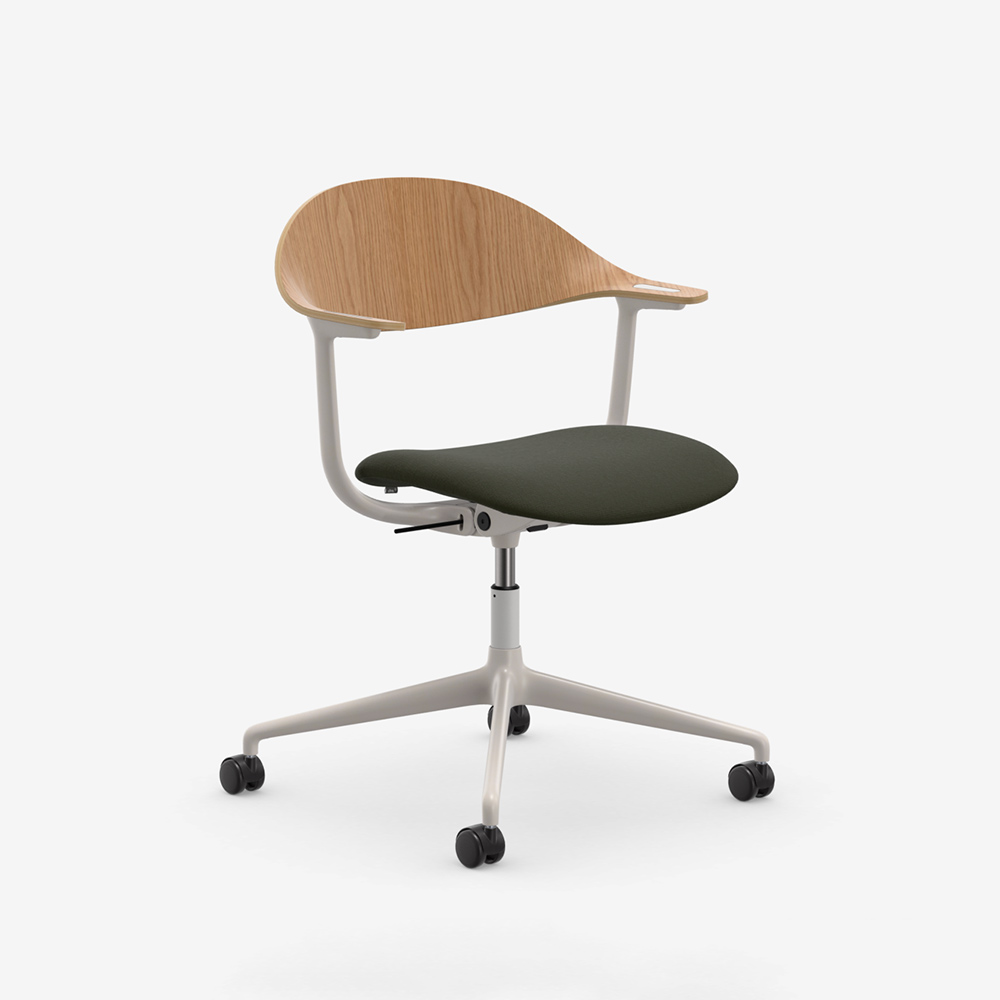 Mynt plywood Fabric 4 star base castors soft light / Vitra（ヴィトラ） / ダイニングチェア / VTR10306GRN_ma.jpg