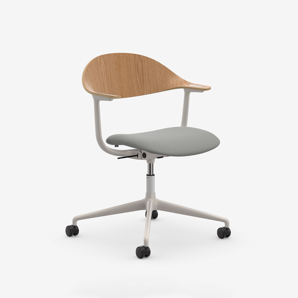 Mynt plywood Fabric 4 star base castors soft light / Vitra（ヴィトラ） / ダイニングチェア / VTR10306GRY_ma.jpg