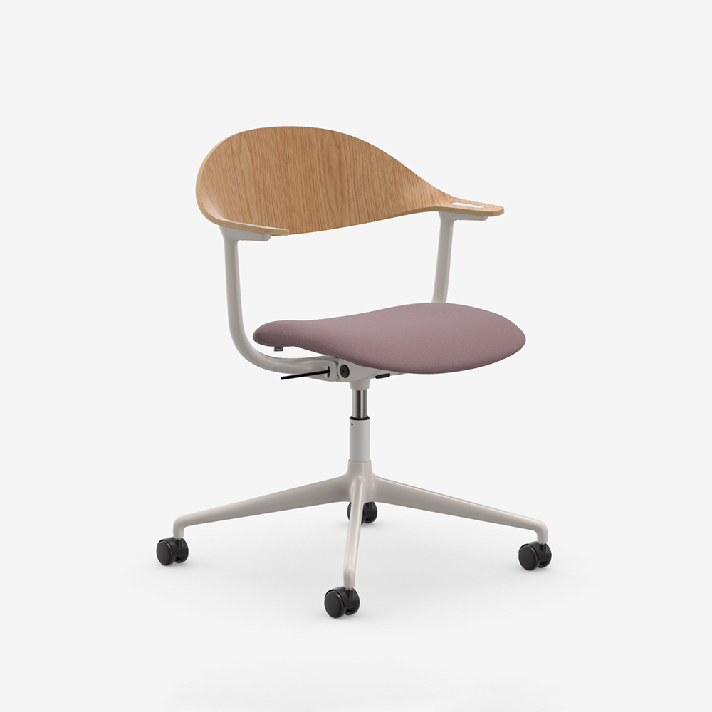 Mynt plywood Fabric 4 star base castors soft light / Vitra（ヴィトラ） / ダイニングチェア / VTR10306PNK_ma.jpg