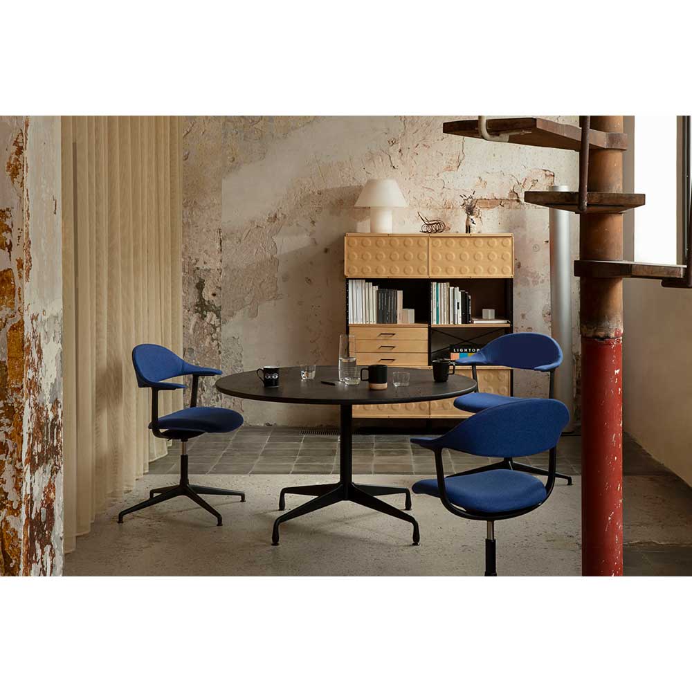Mynt plywood Fabric 4 star base castors deep black / Vitra（ヴィトラ） / ダイニングチェア / VTR10307_dt_02.jpg