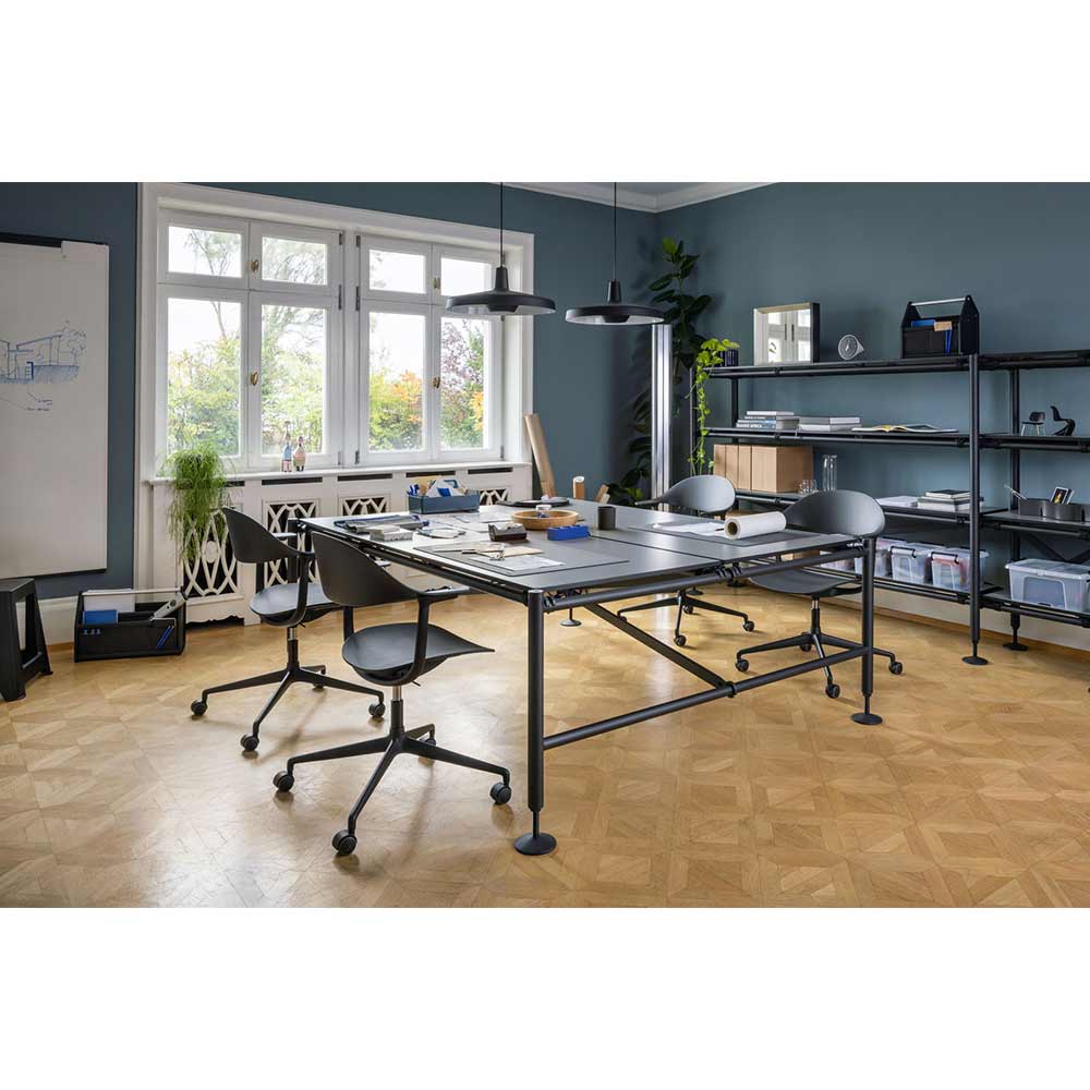 Mynt plywood Fabric 4 star base castors deep black / Vitra（ヴィトラ） / ダイニングチェア / VTR10307_dt_08.jpg