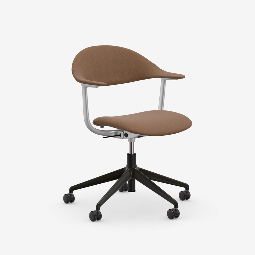 Mynt plywood Fabric 5 star base castors deep black / Vitra（ヴィトラ） / ダイニングチェア / VTR10308LBR_ma.jpg