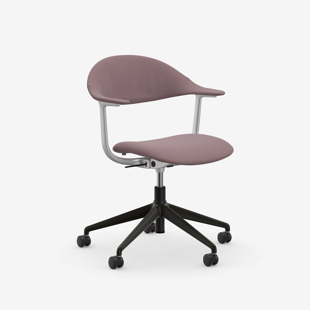 Mynt plywood Fabric 5 star base castors deep black / Vitra（ヴィトラ） / ダイニングチェア / VTR10308PNK_ma.jpg