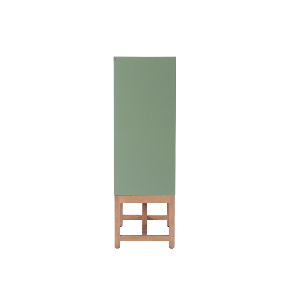 Work Plus FLEX-WIZ STORAGE Open Olive 1180 ＋ LEG 1170 Oak wood / Work Plus（ワークプラス） / オフィスロッカー・オフィス書庫・オフィスラック / WKP10032_dt_02.jpg