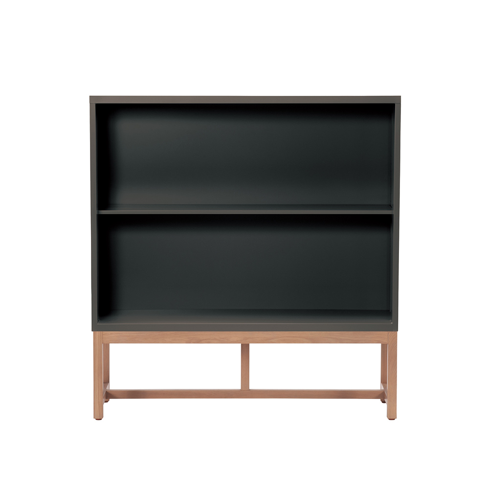 Work Plus FLEX-WIZ STORAGE Open Black 1180 ＋ LEG 1170 Oak wood / Work Plus（ワークプラス） / オフィスロッカー・オフィス書庫・オフィスラック / WKP10034_dt_01.jpg
