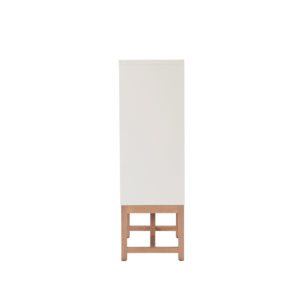 Work Plus FLEX-WIZ STORAGE Open White 1180 ＋ LEG 1170 Oak wood / Work Plus（ワークプラス） / オフィスロッカー・オフィス書庫・オフィスラック / WKP10035_dt_02.jpg