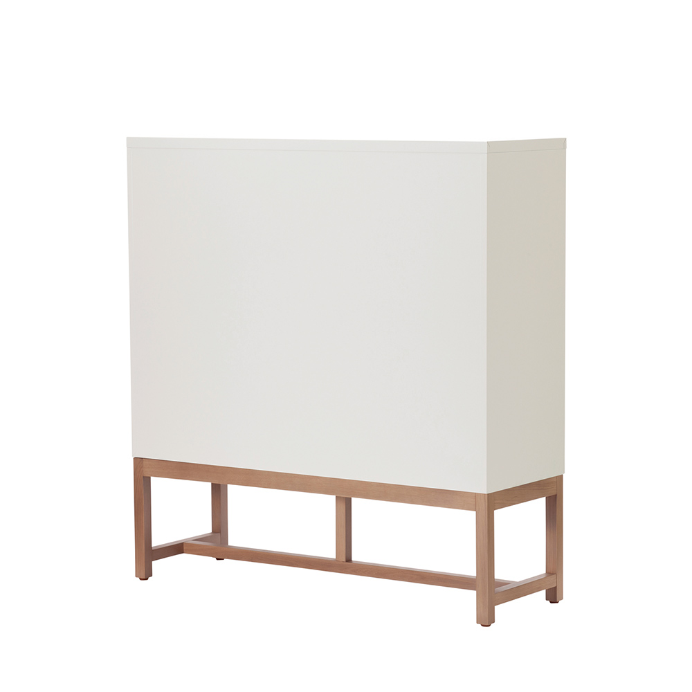 Work Plus FLEX-WIZ STORAGE Open White 1180 ＋ LEG 1170 Oak wood / Work Plus（ワークプラス） / オフィスロッカー・オフィス書庫・オフィスラック / WKP10035_dt_03.jpg