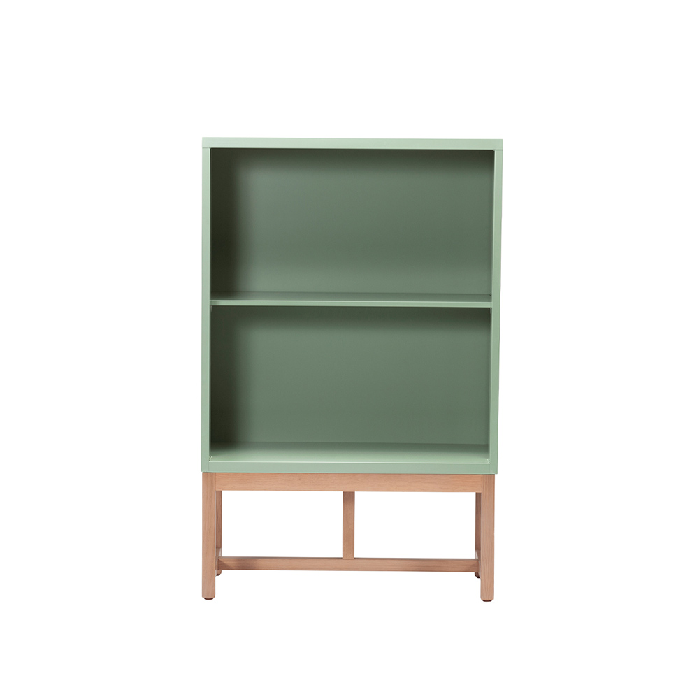 Work Plus FLEX-WIZ STORAGE OPEN Olive 800 ＋ LEG 790 Oak wood / Work Plus（ワークプラス） / オフィスロッカー・オフィス書庫・オフィスラック / WKP10036_dt_01.jpg
