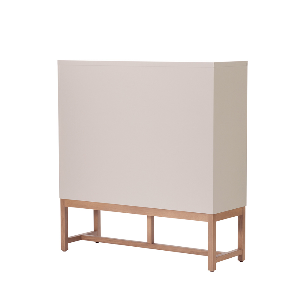 Work Plus FLEX-WIZ STORAGE 6DOOR Greige ＋ LEG 1170 Oak wood / Work Plus（ワークプラス） / オフィスロッカー・オフィス書庫・オフィスラック / WKP10041_dt_03.jpg