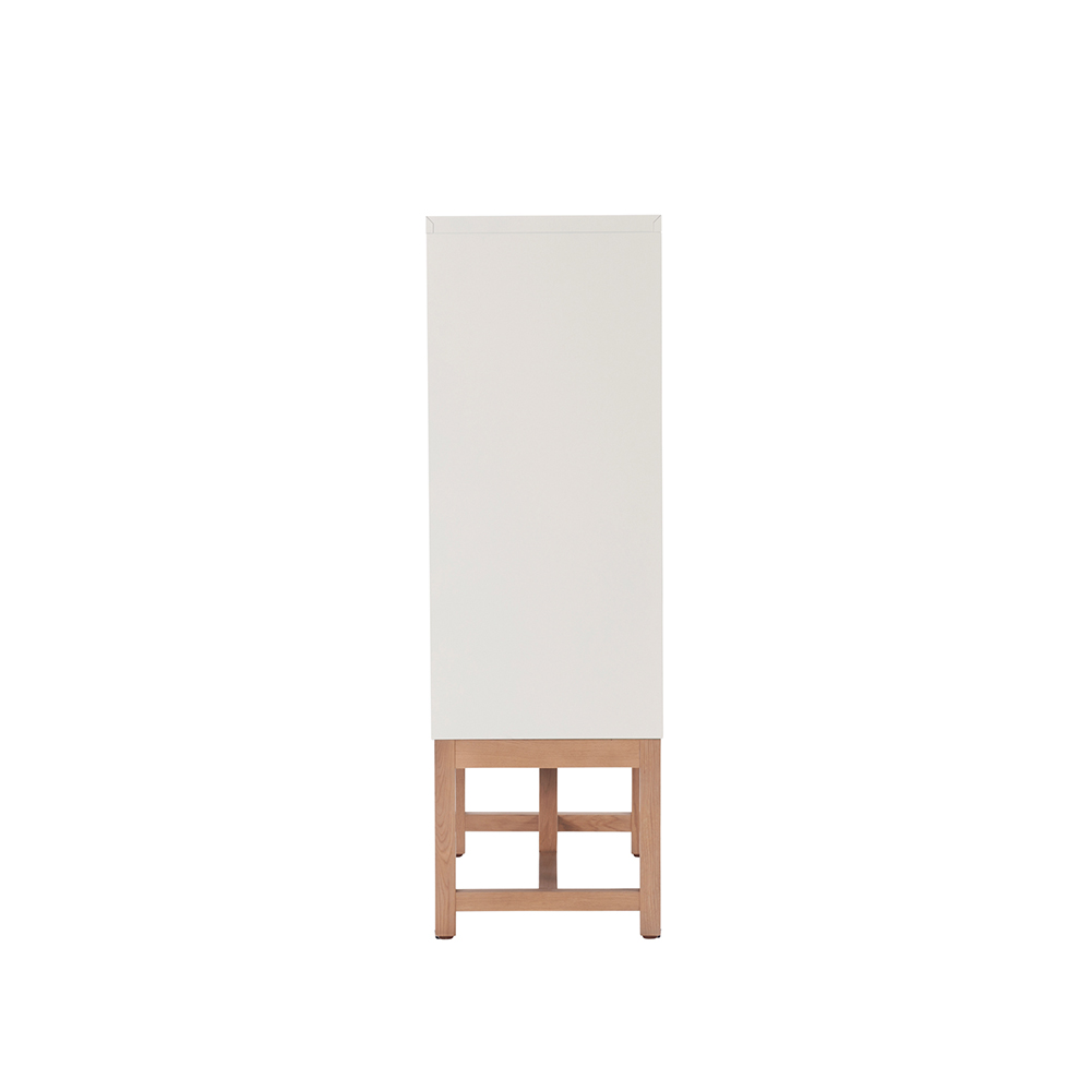 Work Plus FLEX-WIZ STORAGE 6DOOR White ＋ LEG 1170 Oak wood / Work Plus（ワークプラス） / オフィスロッカー・オフィス書庫・オフィスラック / WKP10043_dt_02.jpg