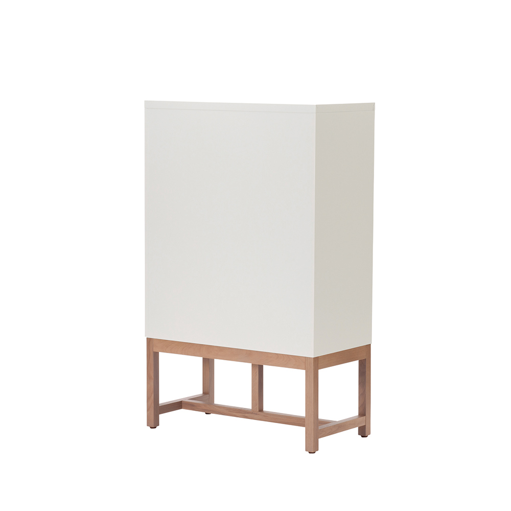 Work Plus FLEX-WIZ STORAGE 4DOOR White ＋ LEG 790 Oak wood / Work Plus（ワークプラス） / オフィスロッカー・オフィス書庫・オフィスラック / WKP10047_dt_03.jpg