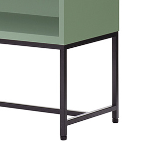 Work Plus FLEX-WIZ STORAGE OPEN Olive 800 ＋ LEG 790 / Work Plus（ワークプラス） / オフィスロッカー・オフィス書庫・オフィスラック / col_WKP10095BLK.jpg