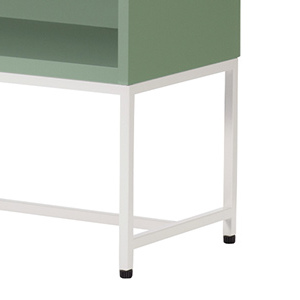 Work Plus FLEX-WIZ STORAGE OPEN Olive 800 + LEG 790 / Work Plus(ワークプラス) / オフィスロッカー・オフィス書庫・オフィスラック / col_WKP10095WHT.jpg