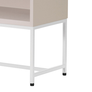 Work Plus FLEX-WIZ STORAGE OPEN Greige 800 + LEG 790 / Work Plus(ワークプラス) / オフィスロッカー・オフィス書庫・オフィスラック / col_WKP10096WHT.jpg