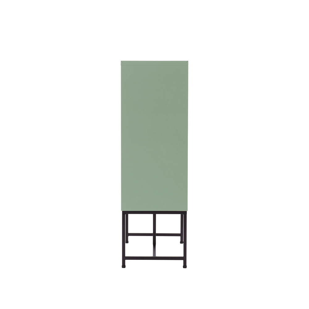 Work Plus FLEX-WIZ STORAGE 4DOOR Olive ＋ LEG 790 / Work Plus（ワークプラス） / オフィスロッカー・オフィス書庫・オフィスラック / WKP10103_dt_02.jpg