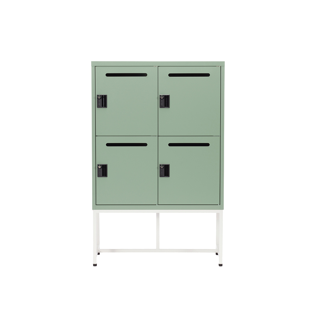 Work Plus FLEX-WIZ STORAGE 4DOOR Olive ＋ LEG 790 / Work Plus（ワークプラス） / オフィスロッカー・オフィス書庫・オフィスラック / WKP10103_dt_05.jpg