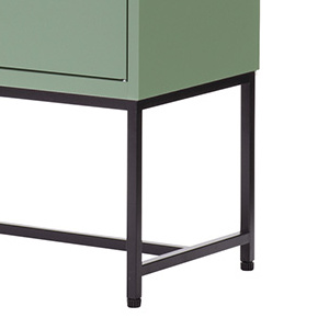 Work Plus FLEX-WIZ STORAGE 4DOOR Olive ＋ LEG 790 / Work Plus（ワークプラス） / オフィスロッカー・オフィス書庫・オフィスラック / col_WKP10103BLK.jpg