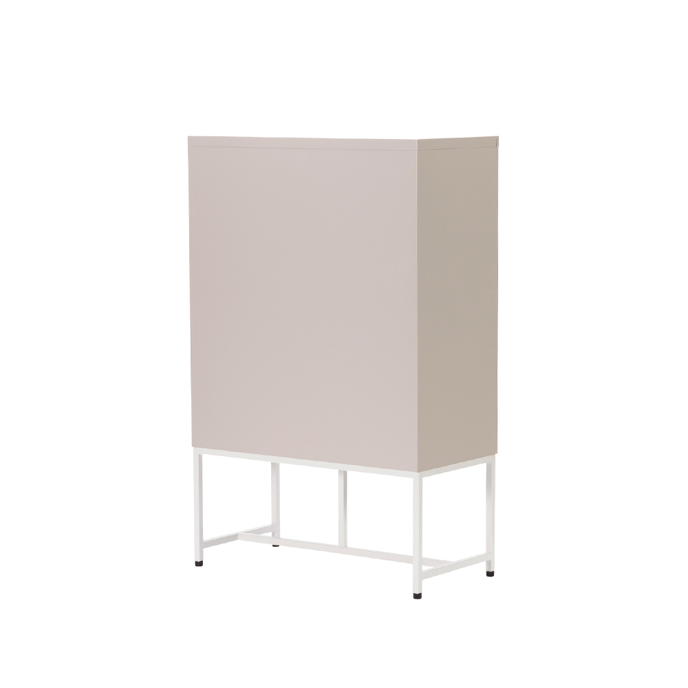 Work Plus FLEX-WIZ STORAGE 4DOOR Greige ＋ LEG 790 / Work Plus（ワークプラス） / オフィスロッカー・オフィス書庫・オフィスラック / WKP10104_dt_03.jpg