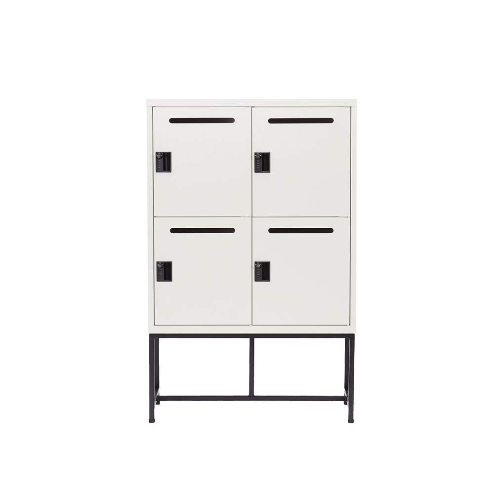 Work Plus FLEX-WIZ STORAGE 4DOOR White ＋ LEG 790 / Work Plus（ワークプラス） / オフィスロッカー・オフィス書庫・オフィスラック / WKP10106_dt_01.jpg