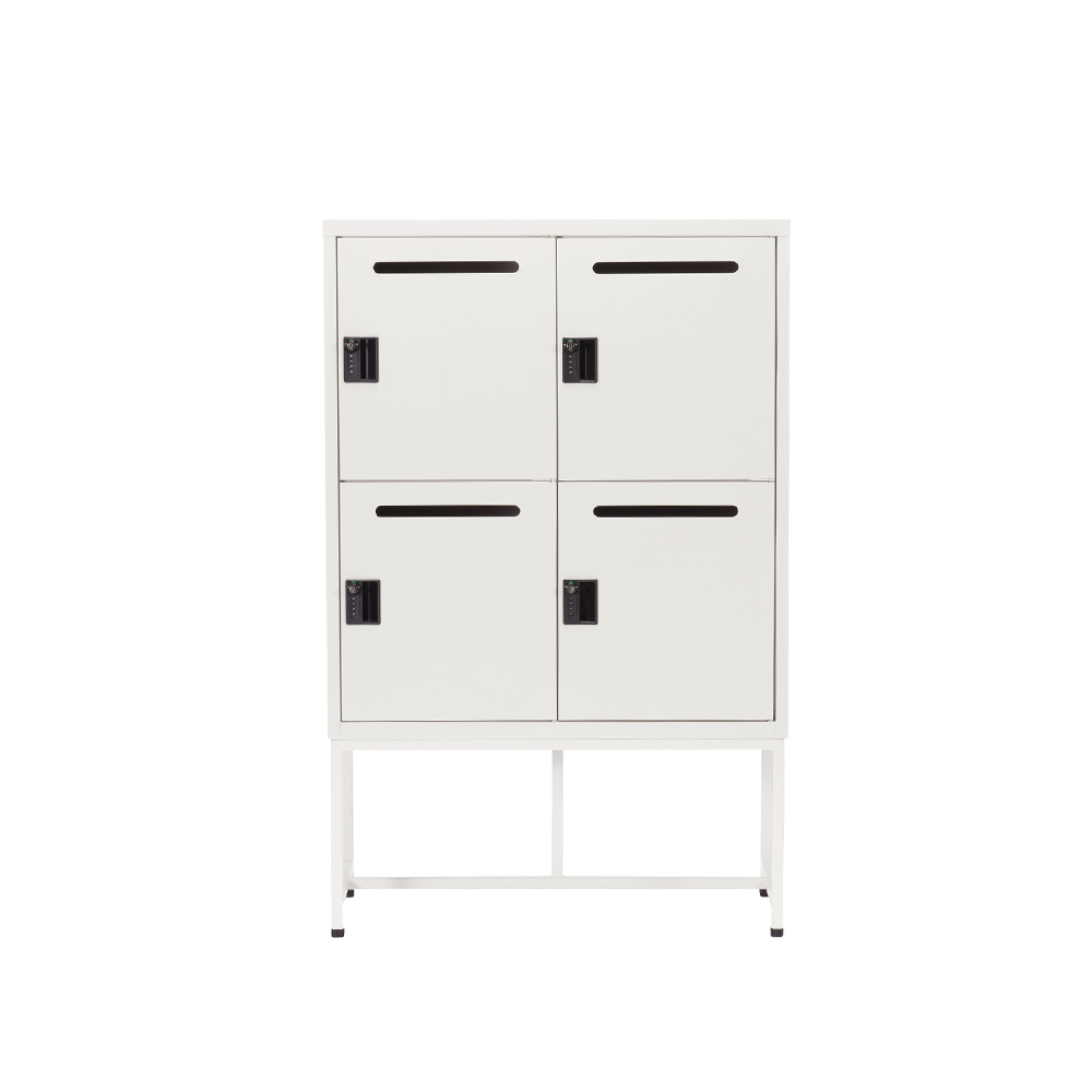 Work Plus FLEX-WIZ STORAGE 4DOOR White ＋ LEG 790 / Work Plus（ワークプラス） / オフィスロッカー・オフィス書庫・オフィスラック / WKP10106_dt_05.jpg