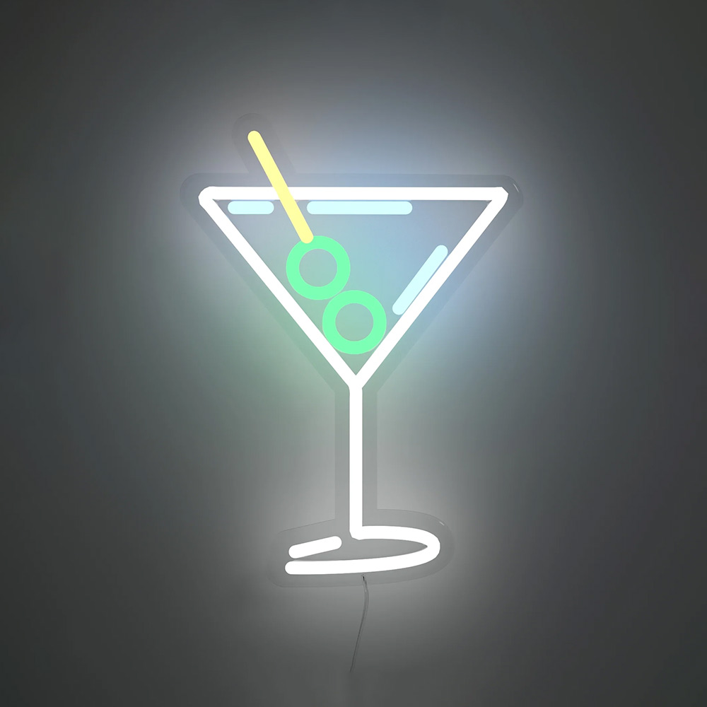 Icon Dirty Martini_Yellowpop LEDネオンサイン / Yellowpop（イエローポップ） / スタンドライト・フロアライト・フロアスタンド / YEP10003WHT_ma.jpg