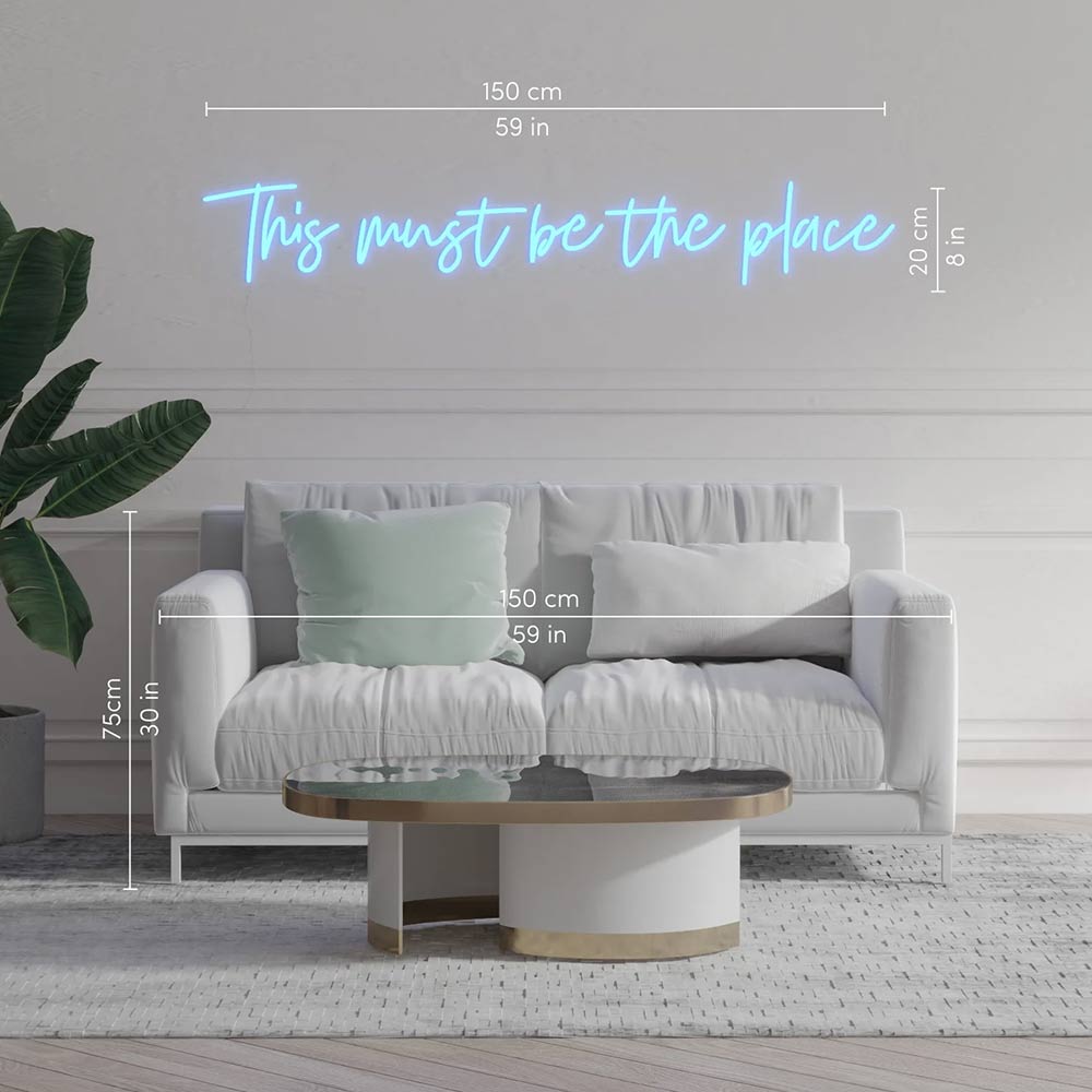Word Art This Must Be The Place_Yellowpop LEDネオンサイン / Yellowpop（イエローポップ） / スタンドライト・フロアライト・フロアスタンド / YEP10005_dt_03.jpg