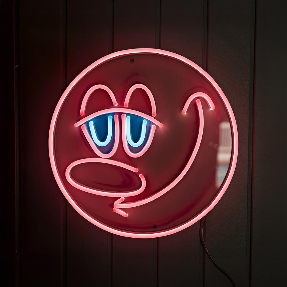 CHARMONY X KENNY SCHARF_Yellowpop LEDネオンサイン / Yellowpop（イエローポップ） / スタンドライト・フロアライト・フロアスタンド / YEP10006_dt_01.jpg