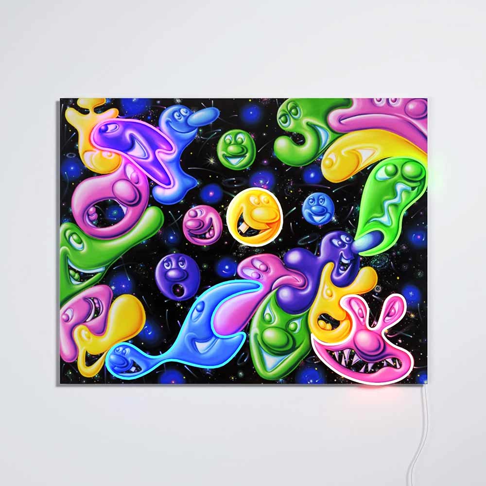 GLOBZOZ - YP X KENNY SCHARF_Yellowpop LEDネオンサイン / Yellowpop（イエローポップ） / スタンドライト・フロアライト・フロアスタンド / YEP10010MLT_ma.jpg