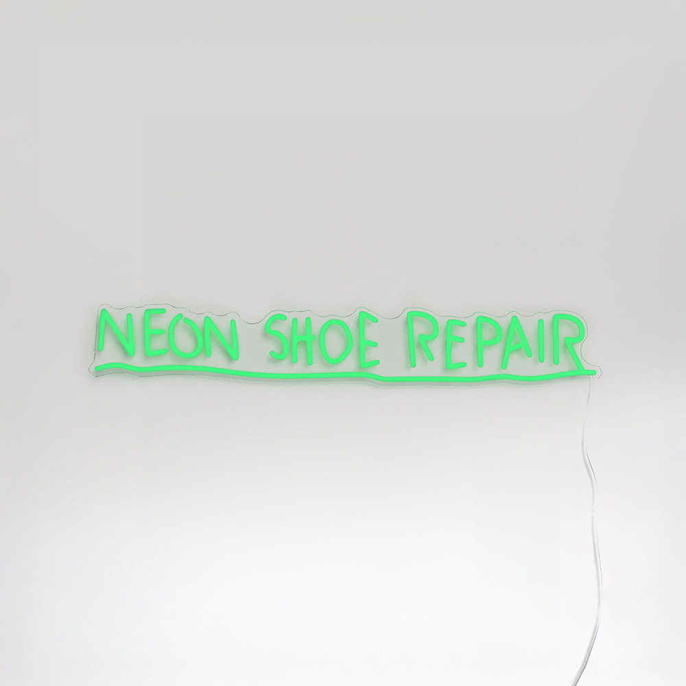 Jean Michel Basquiat Neon Shoe Repair_Yellowpop LEDネオンサイン / Yellowpop（イエローポップ） / スタンドライト・フロアライト・フロアスタンド / YEP10015GRN_ma.jpg