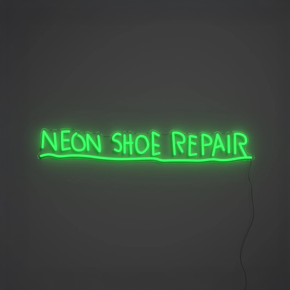 Jean Michel Basquiat Neon Shoe Repair_Yellowpop LEDネオンサイン / Yellowpop（イエローポップ） / スタンドライト・フロアライト・フロアスタンド / YEP10015_dt_01.jpg