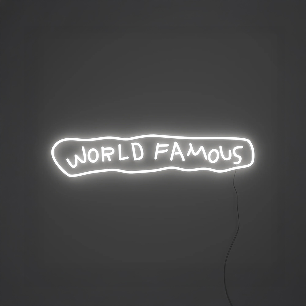Jean Michel Basquiat World Famous_Yellowpop LEDネオンサイン / Yellowpop（イエローポップ） / スタンドライト・フロアライト・フロアスタンド / YEP10016_dt_02.jpg
