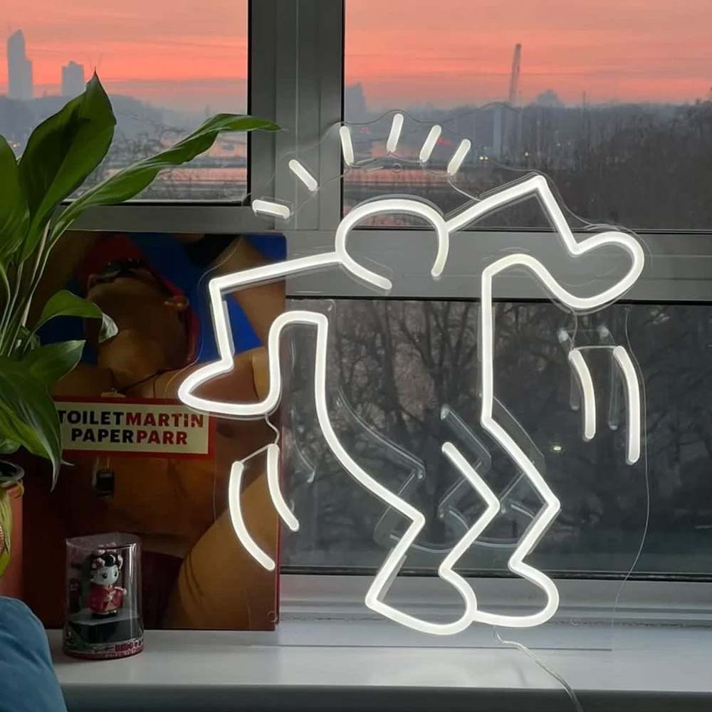 Keith Haring Dancing Man_Yellowpop LEDネオンサイン / Yellowpop（イエローポップ） / スタンドライト・フロアライト・フロアスタンド / YEP10019_dt_02.jpg