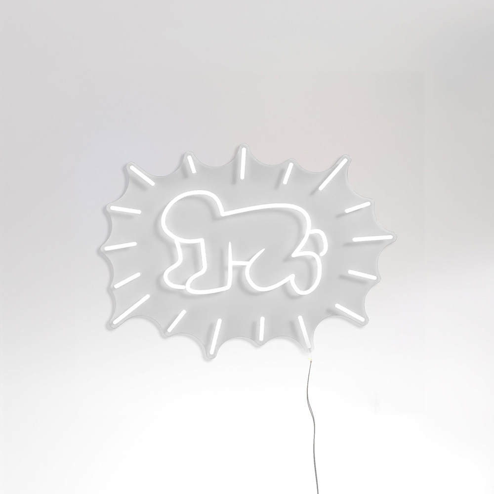 Keith Haring Radiant Baby_Yellowpop LEDネオンサイン / Yellowpop（イエローポップ） / スタンドライト・フロアライト・フロアスタンド / YEP10020WHT_ma.jpg
