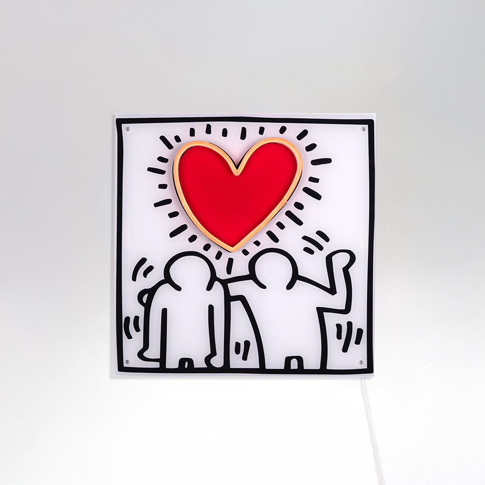 Keith Haring Love People_Yellowpop LEDネオンサイン / Yellowpop（イエローポップ） / スタンドライト・フロアライト・フロアスタンド / YEP10027RED_ma.jpg